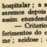 Organização do Hospital de Cruzeiro.