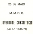 [CONVITE à comemoração do dia da juventude constitucionalista].