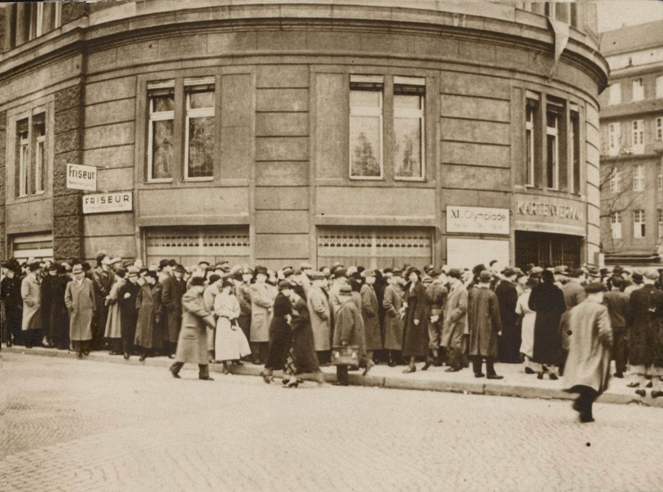 Aspecto de uma das bilheterias do Estadio Olympico