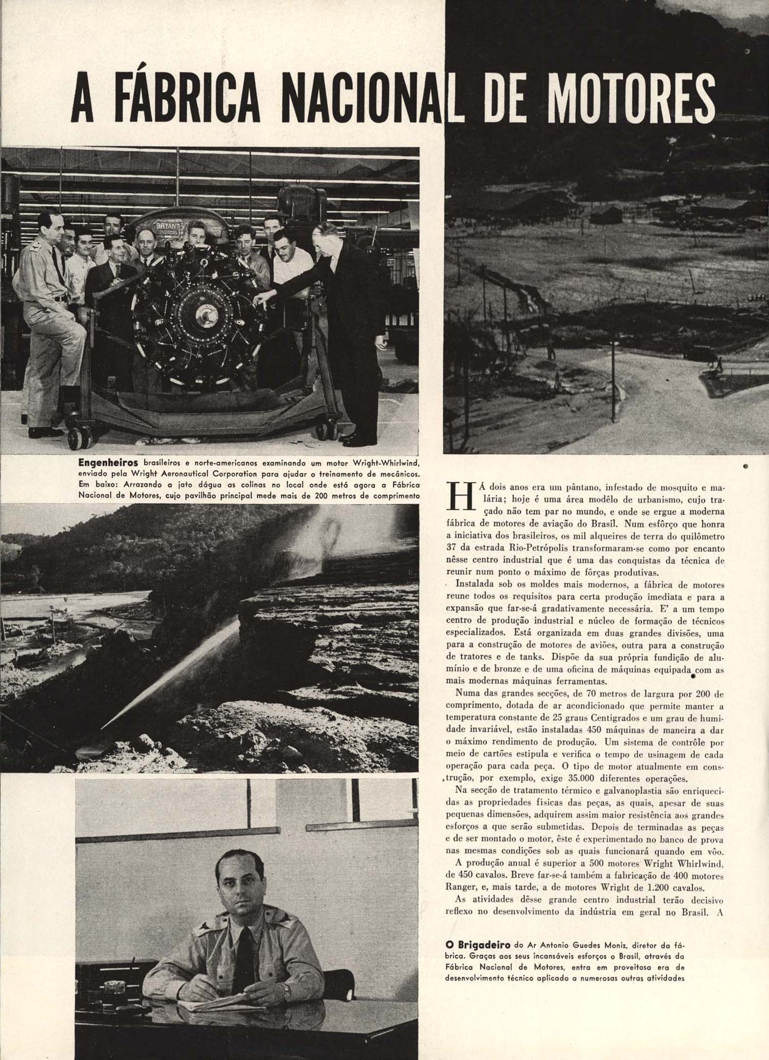 A FABRICA nacional de motores. Em Guarda, Washington, ano 4, n. 1, p. 32-33, [194-?].