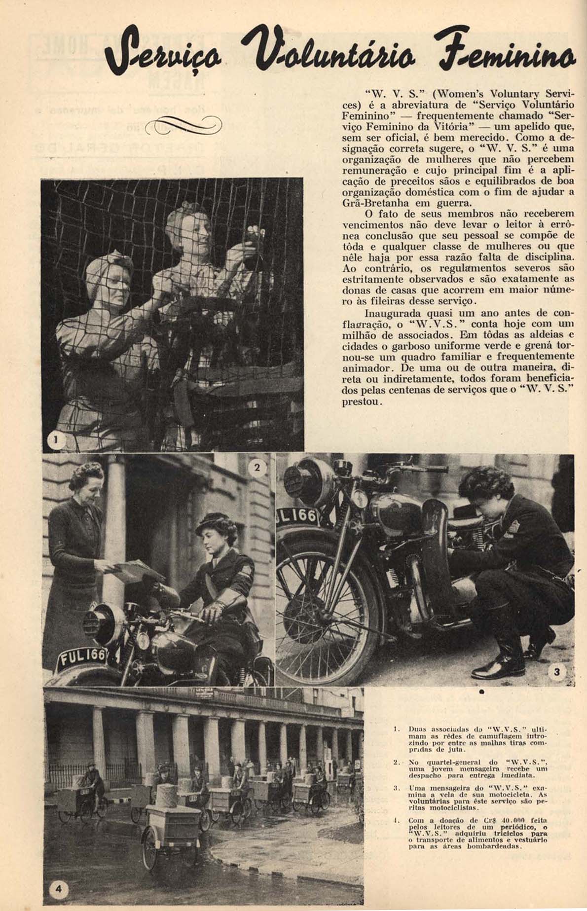 SERVIÇO voluntário feminino. Reação Brasileira, Rio de Janeiro, v. 2, n. 8, p. 16-17, ago. 1944.