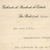 Carta do Presidente do Estado de S&atilde;o Paulo Carlos de Campos a J&uacute;lio Prestes. S&atilde;o Paulo, 1925. APESP. 101.SG10.1.8.7.