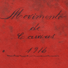 Caderno de movimento de causas do Dr. J&uacute;lio Prestes. S&atilde;o Paulo, 1916. APESP.