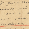 Convite de exposi&ccedil;&atilde;o de Anita Malfatti a J&uacute;lio Prestes. S&atilde;o Paulo, 1929. APESP 101.SG9.1.333.1