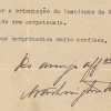 Of&iacute;cio do Presidente da Rep&uacute;blica, Washington Lu&iacute;s, ao Presidente do Estado de S&atilde;o Paulo, J&uacute;lio Prestes. Petr&oacute;polis, 1929. APESP