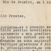 Carta de Bertha Lutz a J&uacute;lio Prestes. Rio de Janeiro, 1929. APESP. 101.SG7.1.25.34