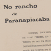 Encadernado com o discurso 'Rancho de Paranapiacaba'